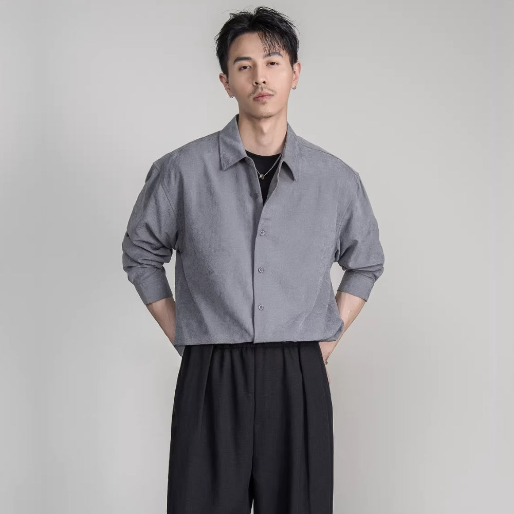 Smooth Matte Loose Shirt #FS032