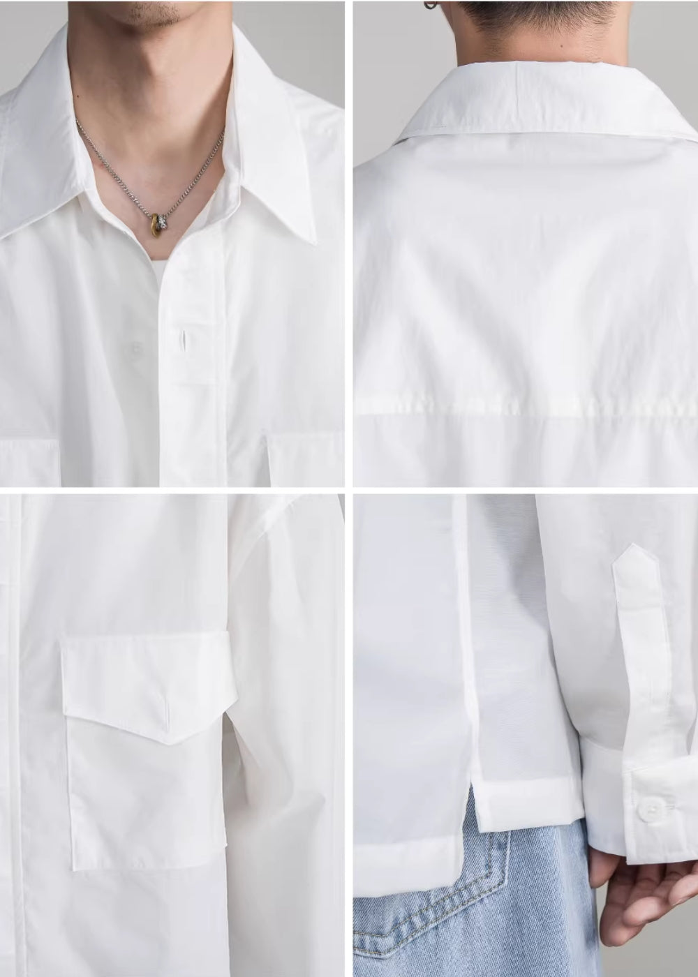 Minimal Shirt Jacket #FS045