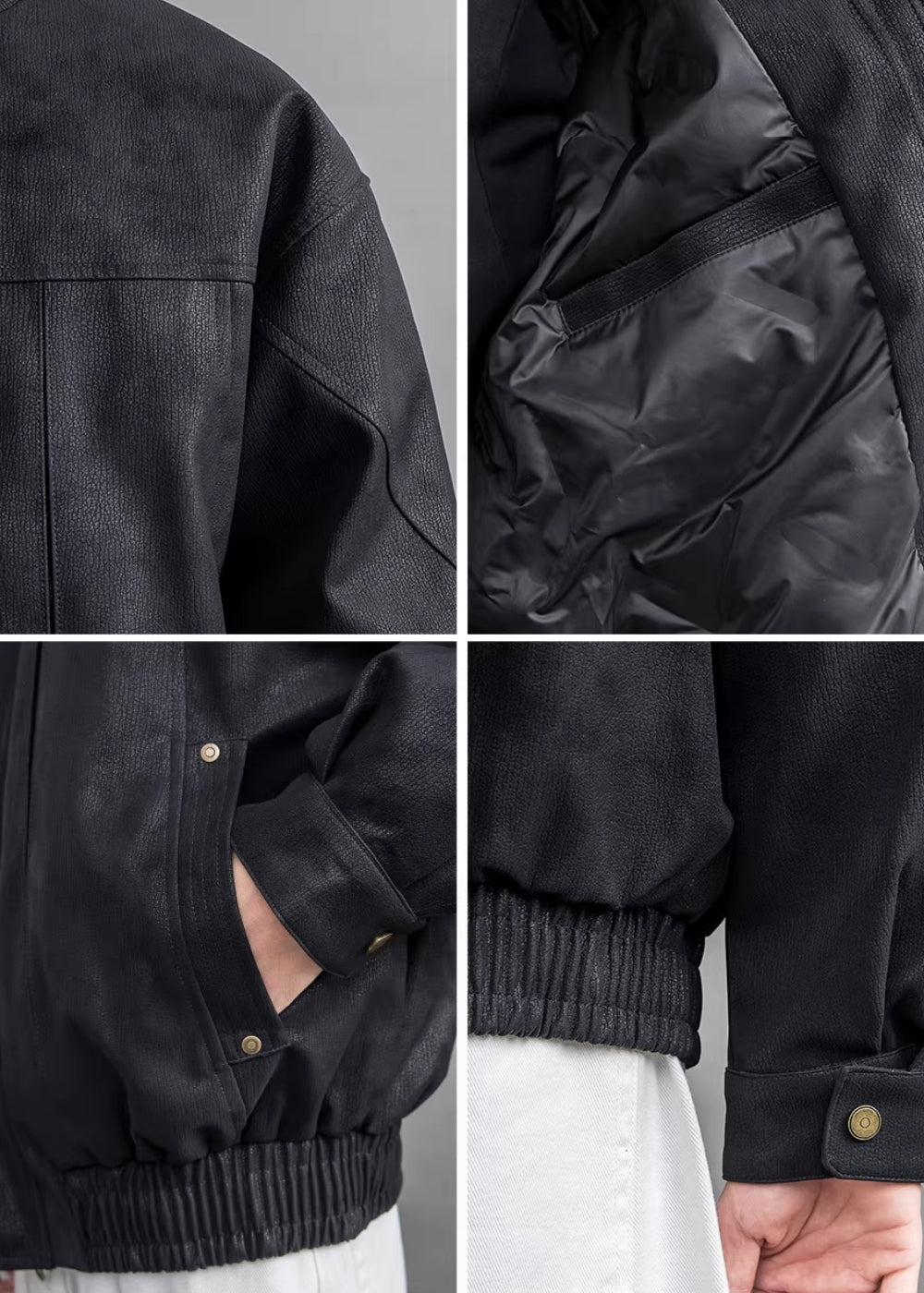 Ash Fade Zip Blouson #FS023