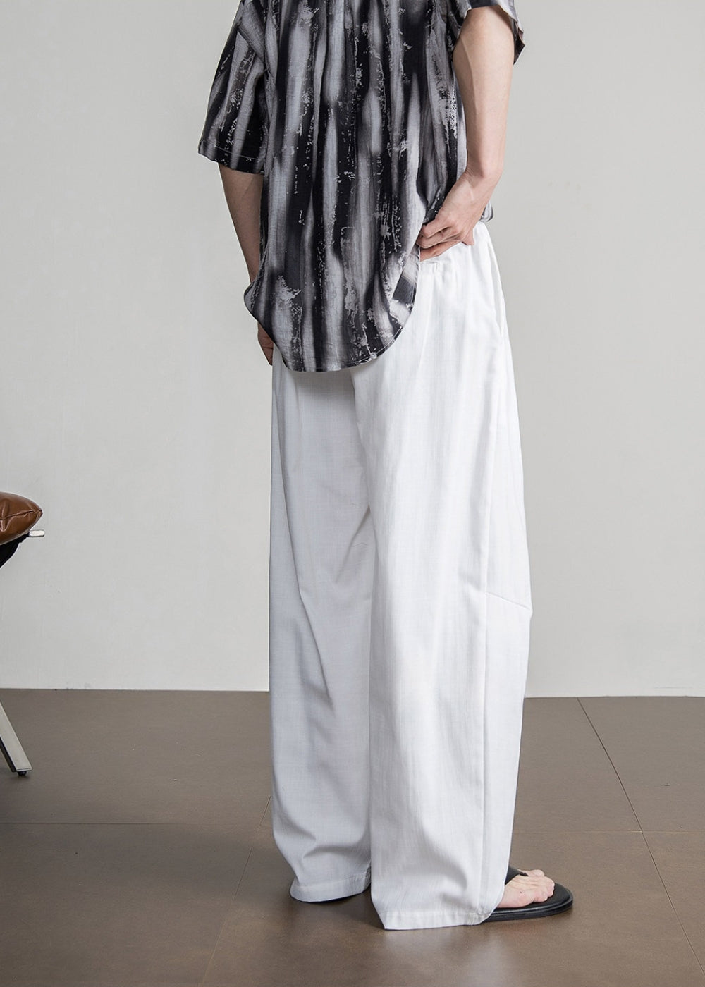 Sheen Relax Wide Pants  #FS061