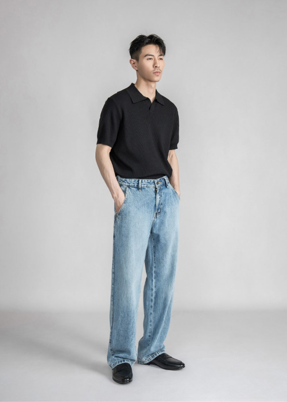 Ice Wash Lyocell Jeans  #SF001