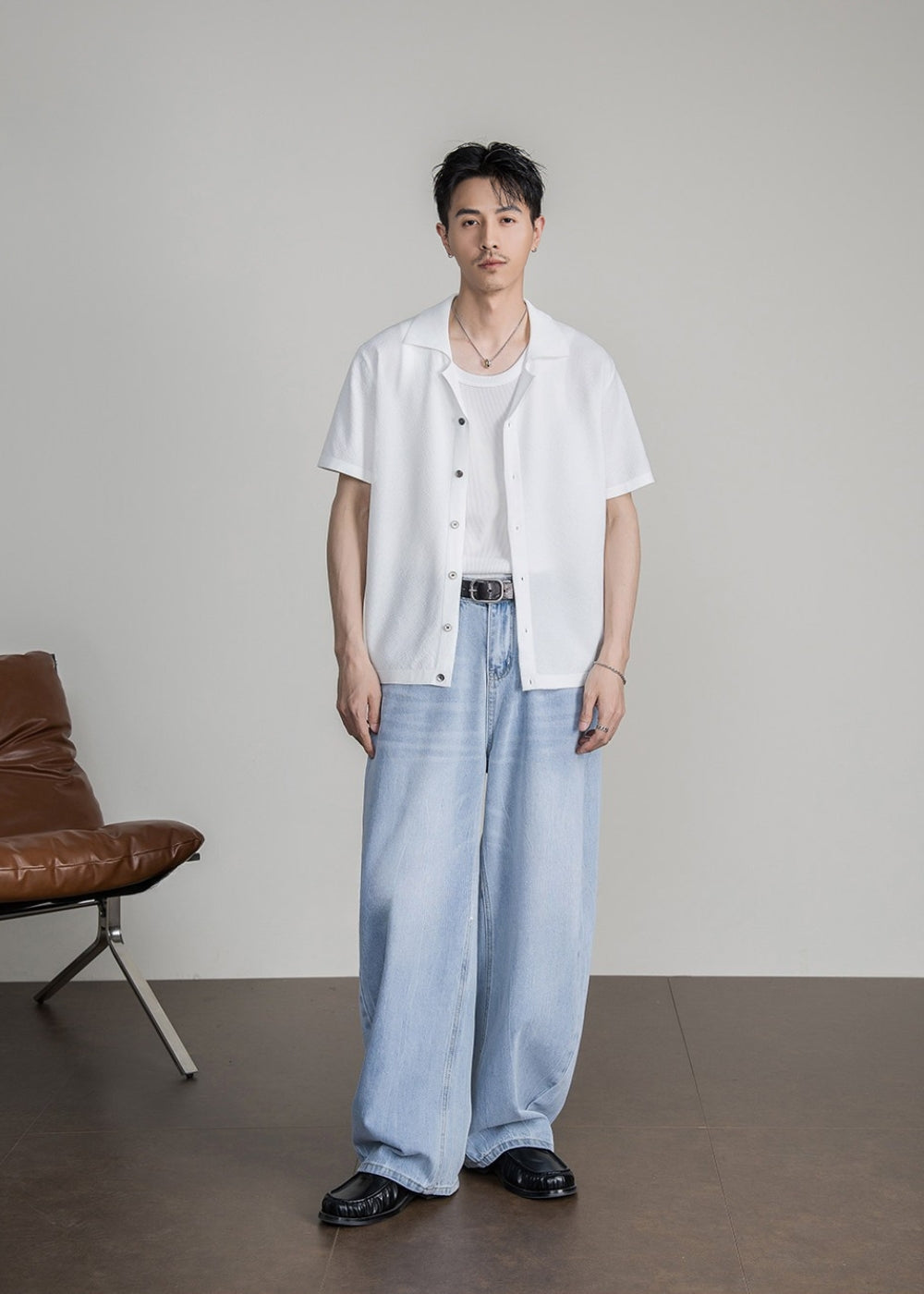 Smooth Cuban Drop Shirt  #FS071