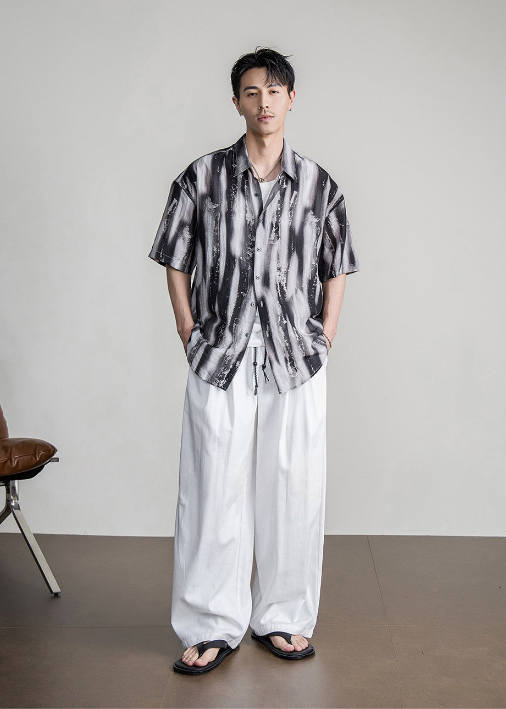 Sheen Relax Wide Pants  #FS061
