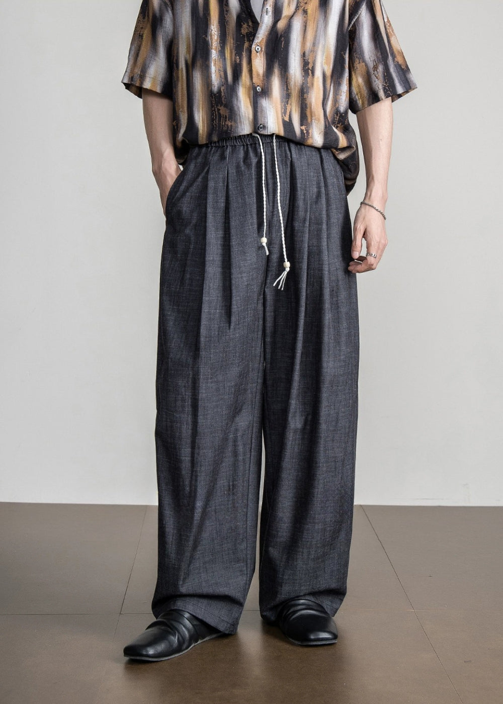 Sheen Relax Wide Pants  #FS061