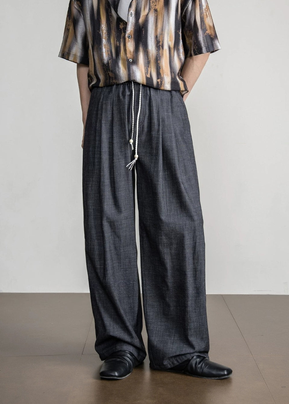 Sheen Relax Wide Pants  #FS061