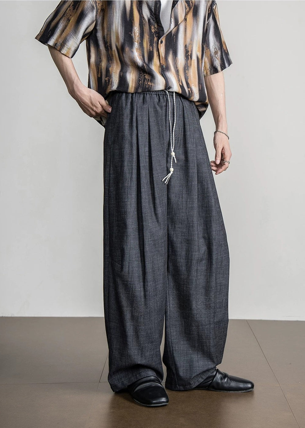 Sheen Relax Wide Pants  #FS061