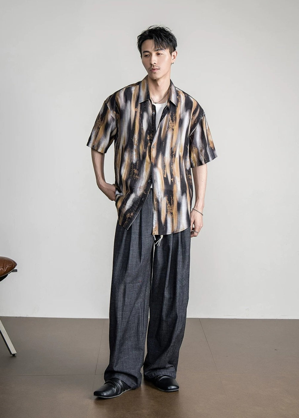 Sheen Relax Wide Pants  #FS061