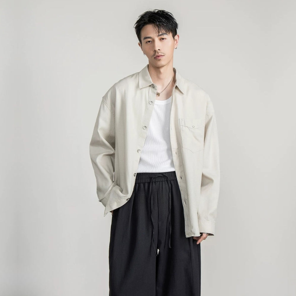 Soft Drape Lyocell Shirt  #FS054