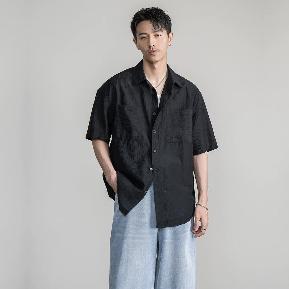 Soft Lyocell Oversized Shirt  #FS082