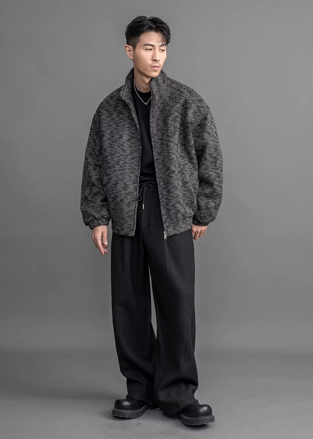 Soft Grain Easy Trousers  #FS022