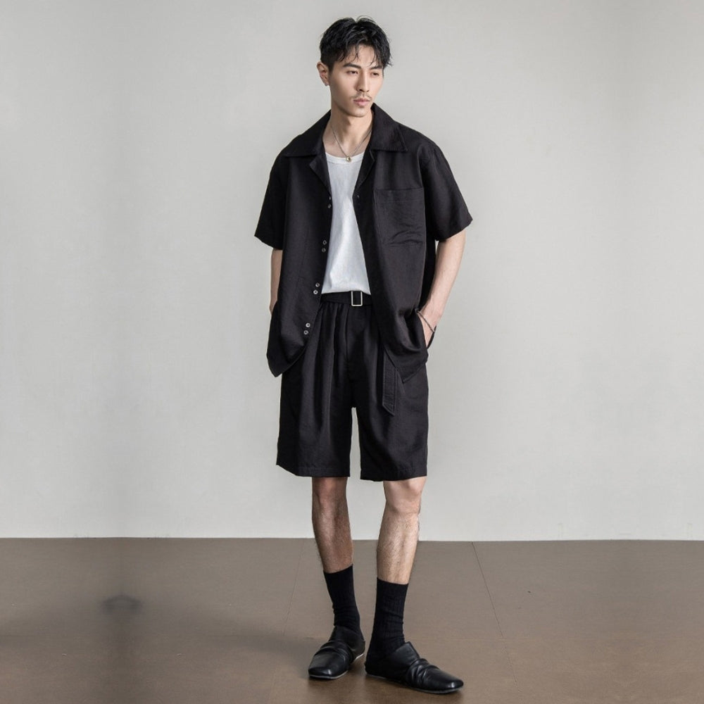 Viscose Cuban Short Set  #FS073