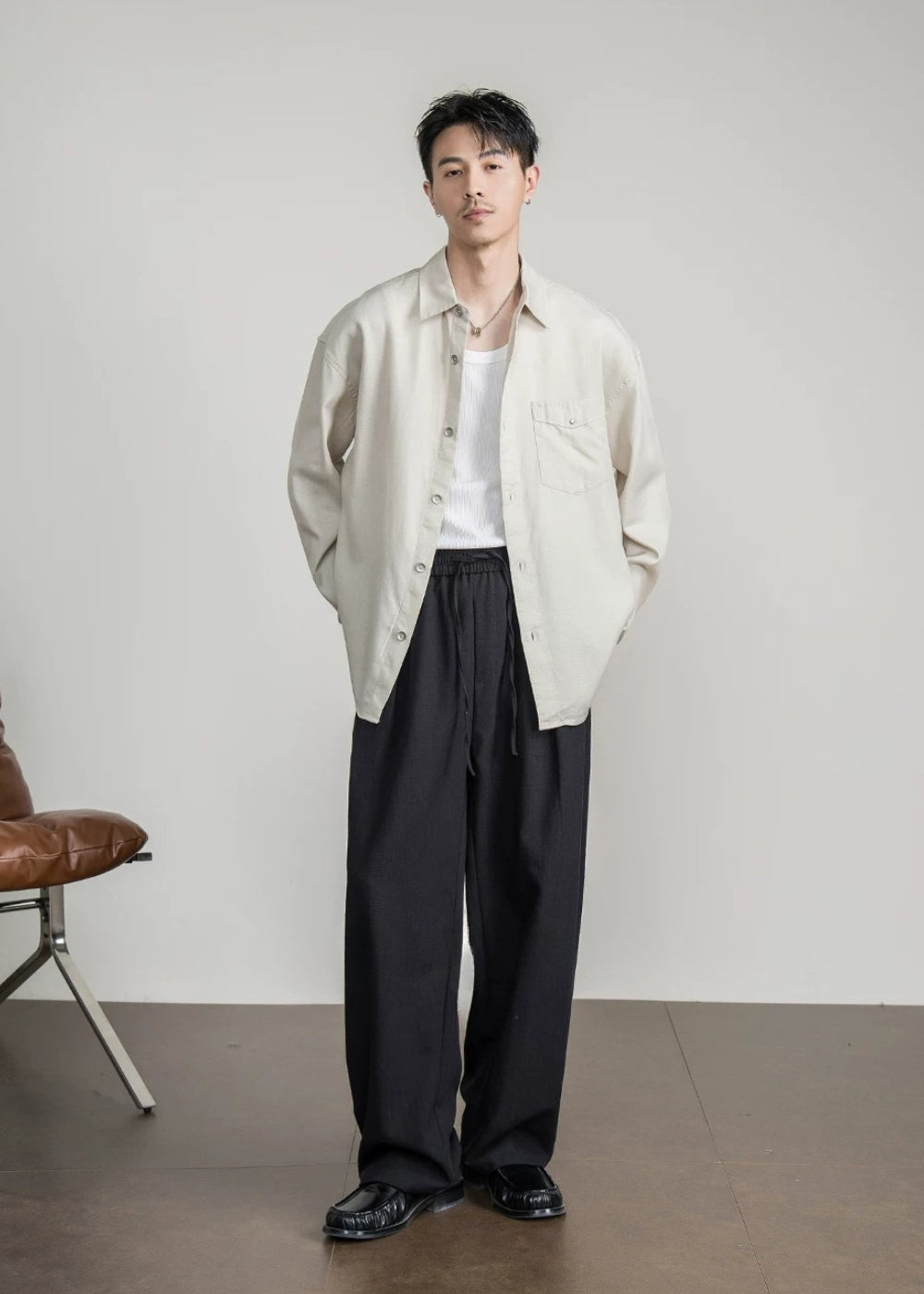 Soft Drape Lyocell Shirt  #FS054