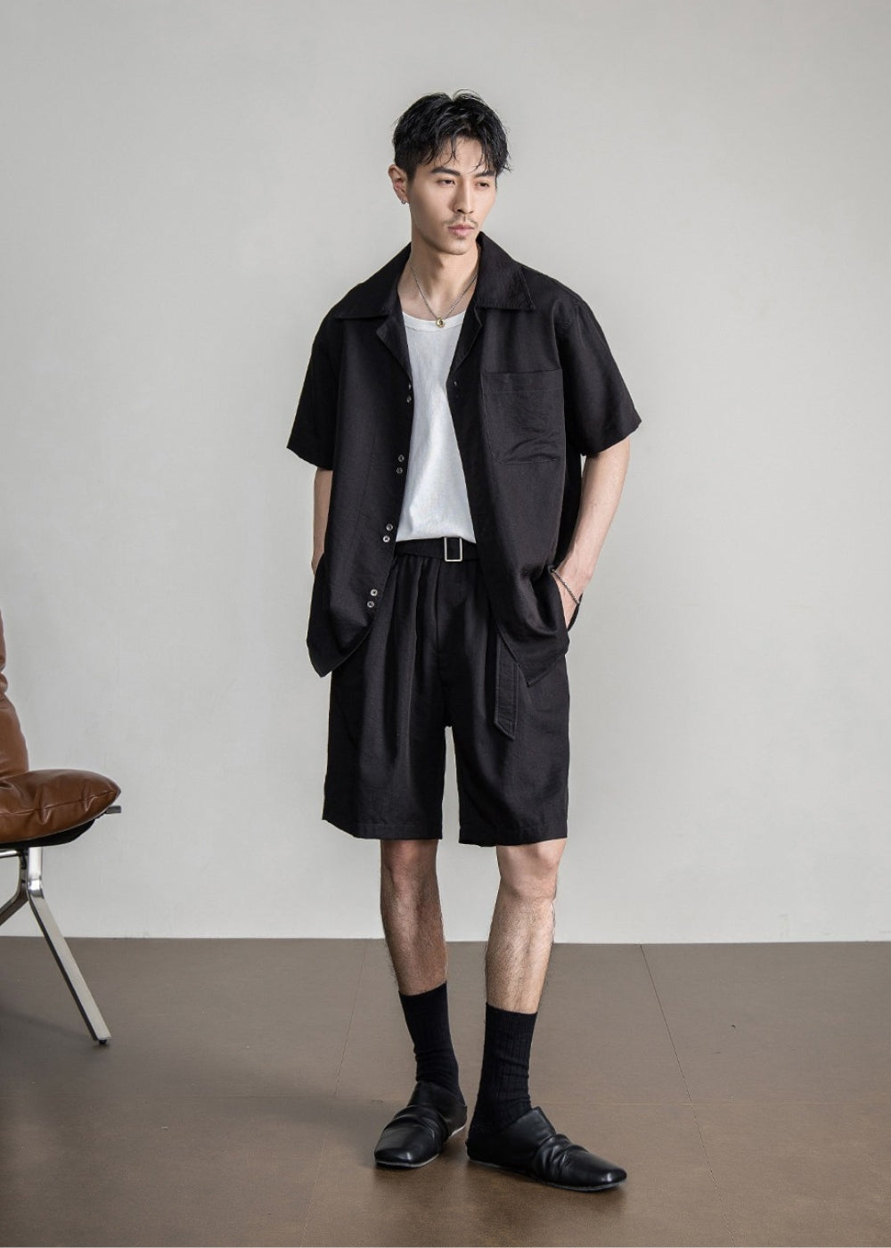 Viscose Cuban Short Set  #FS073