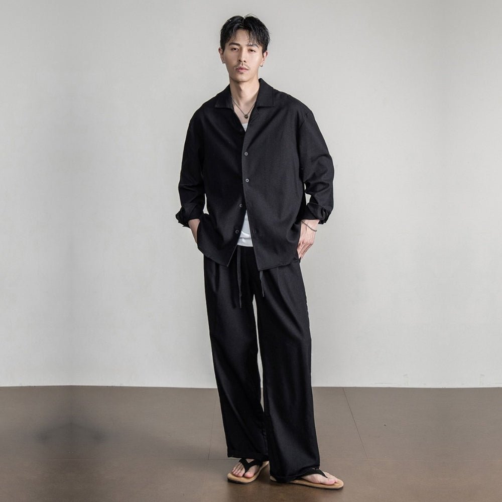 Cotton Linen Cuban Set  #FS072