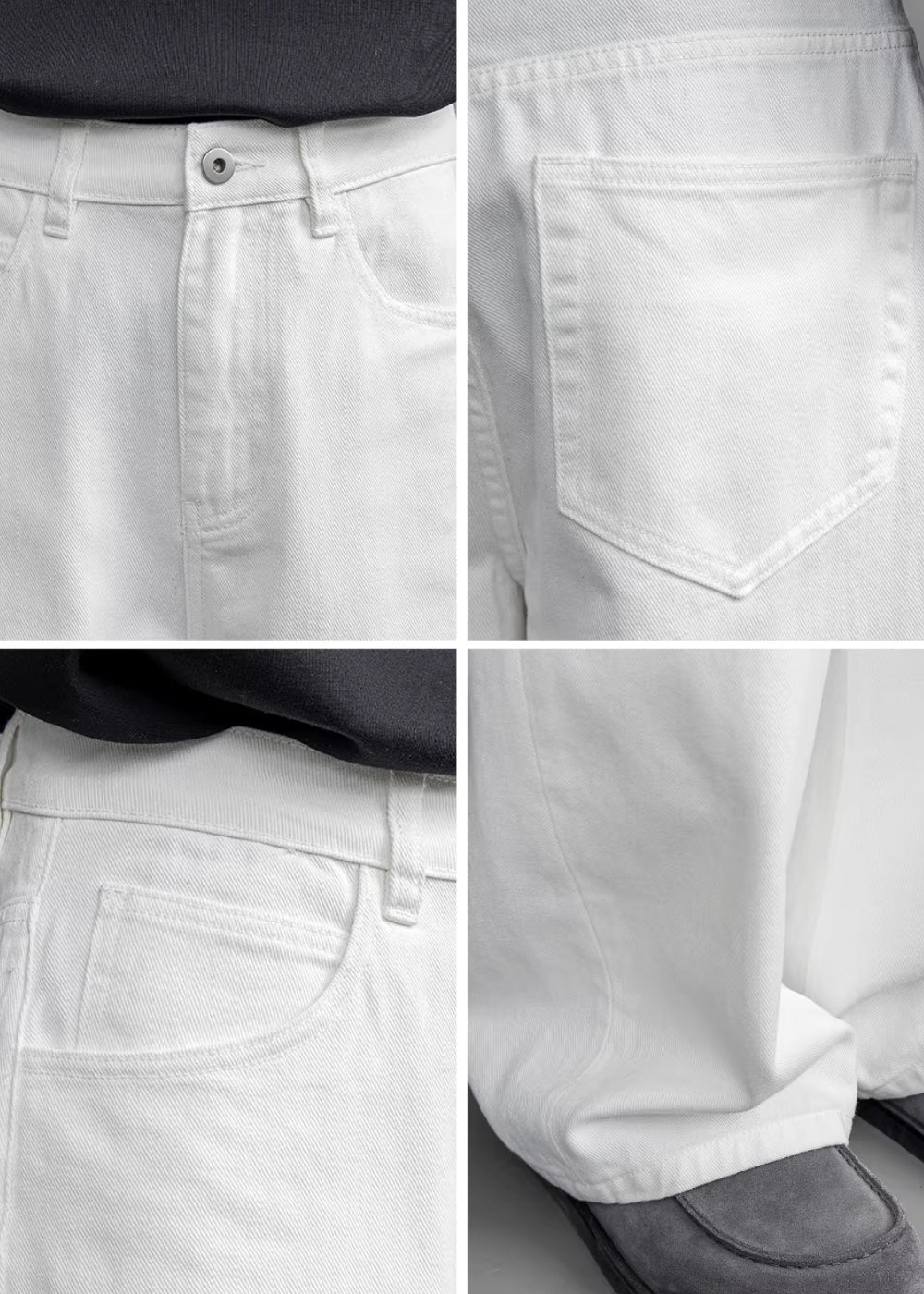 Wide Drape Denim  #FS027