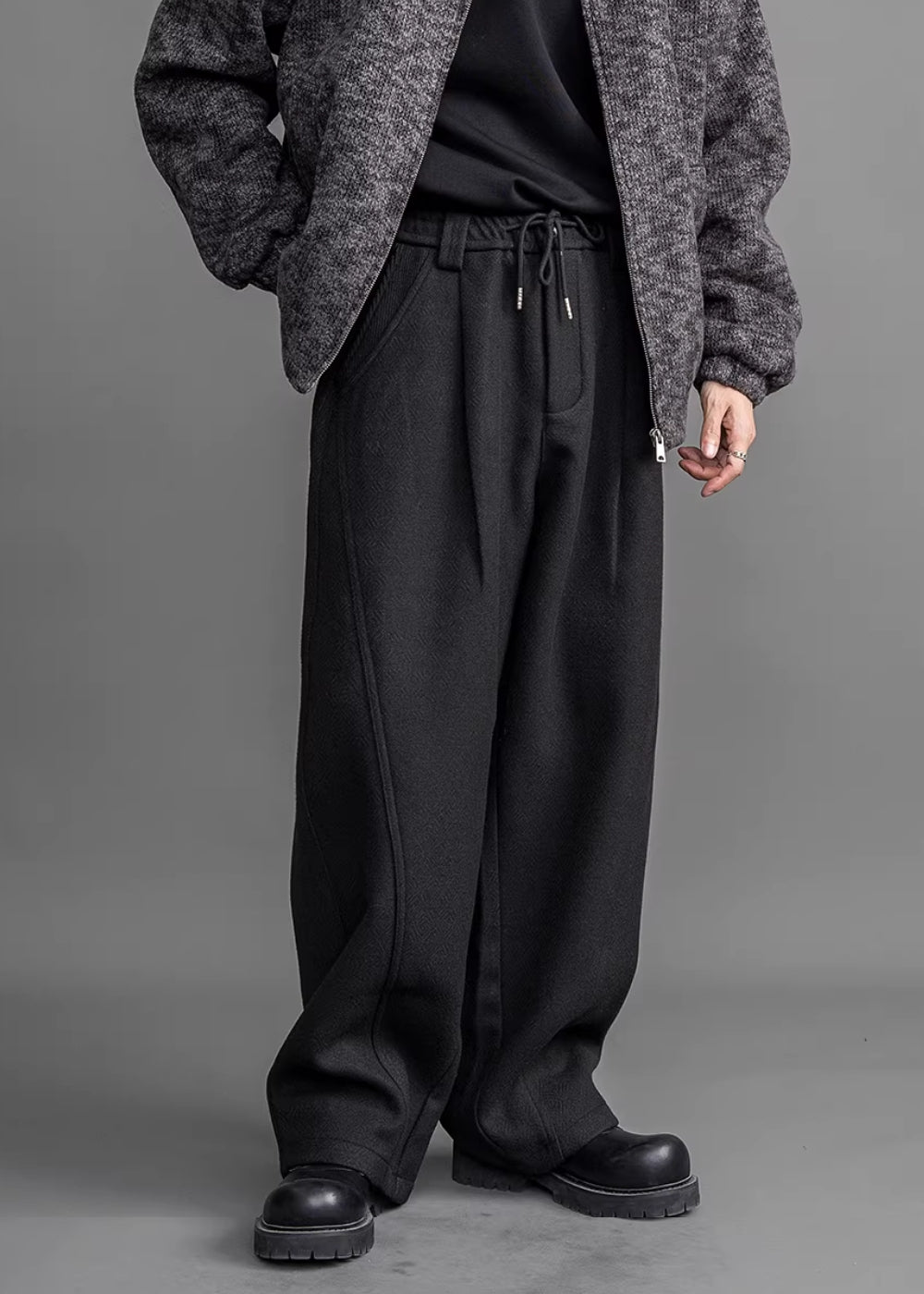 Soft Grain Easy Trousers  #FS022