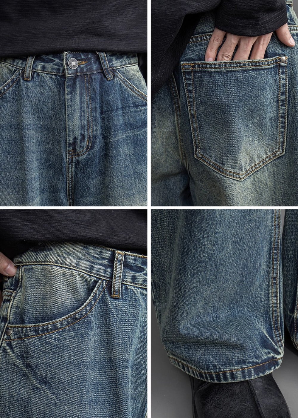 Structure Calm Fade Denim  #FS021