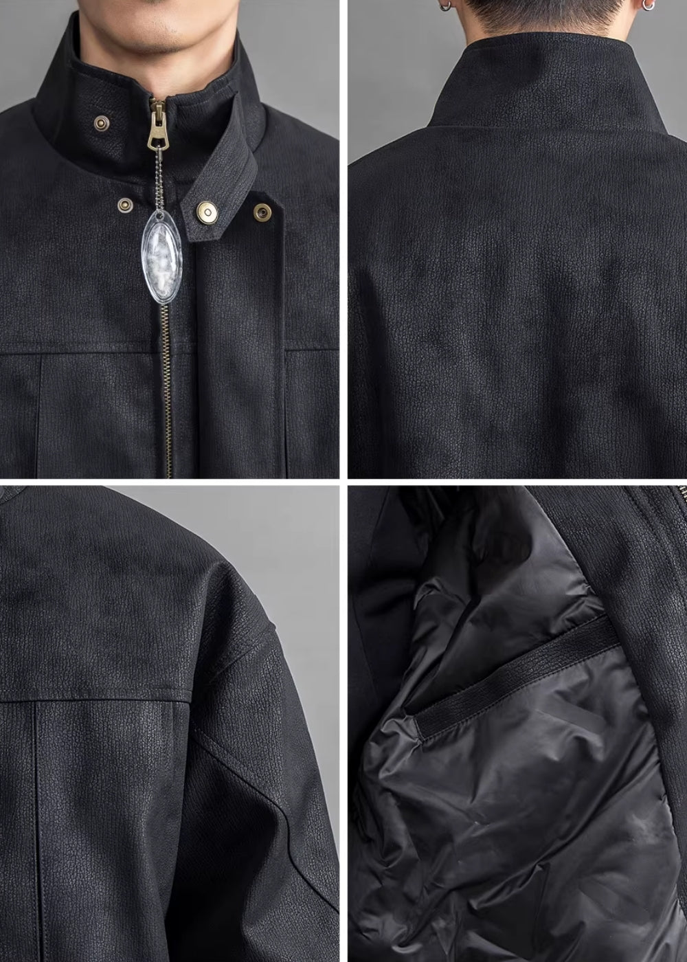 Ash Fade Zip Blouson  #FS023