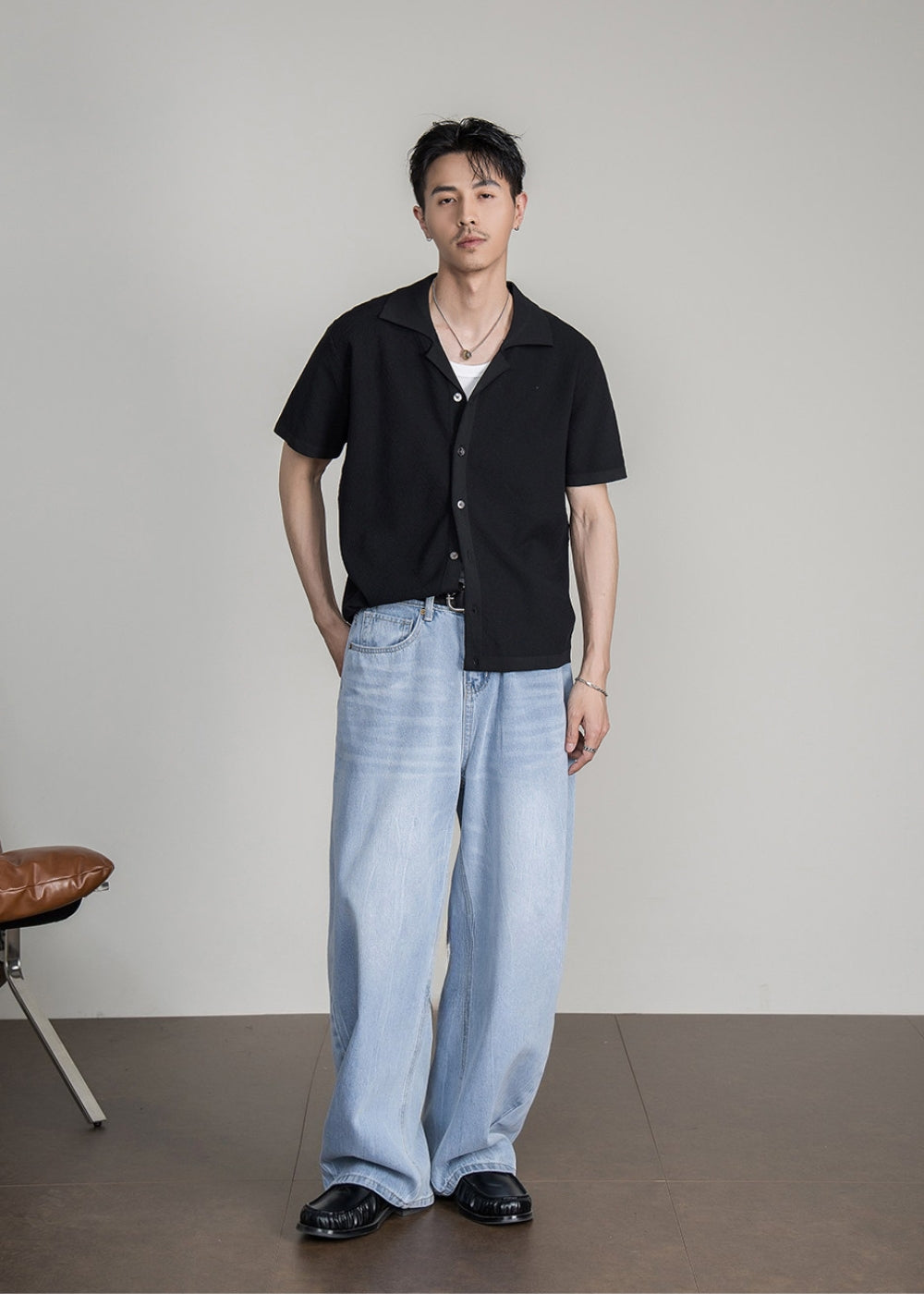 Smooth Cuban Drop Shirt  #FS071
