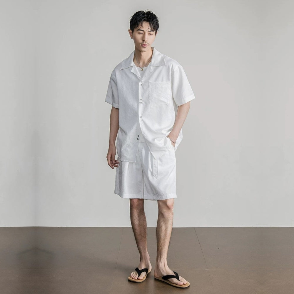 Viscose Cuban Short Set  #FS073