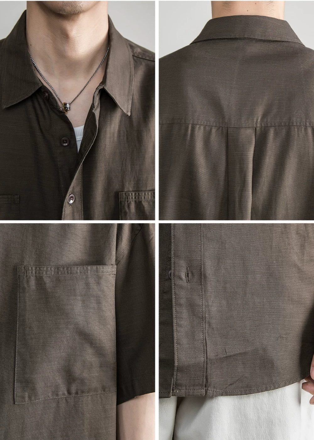 Fluid Lyocell Loose Shirt  #FS095