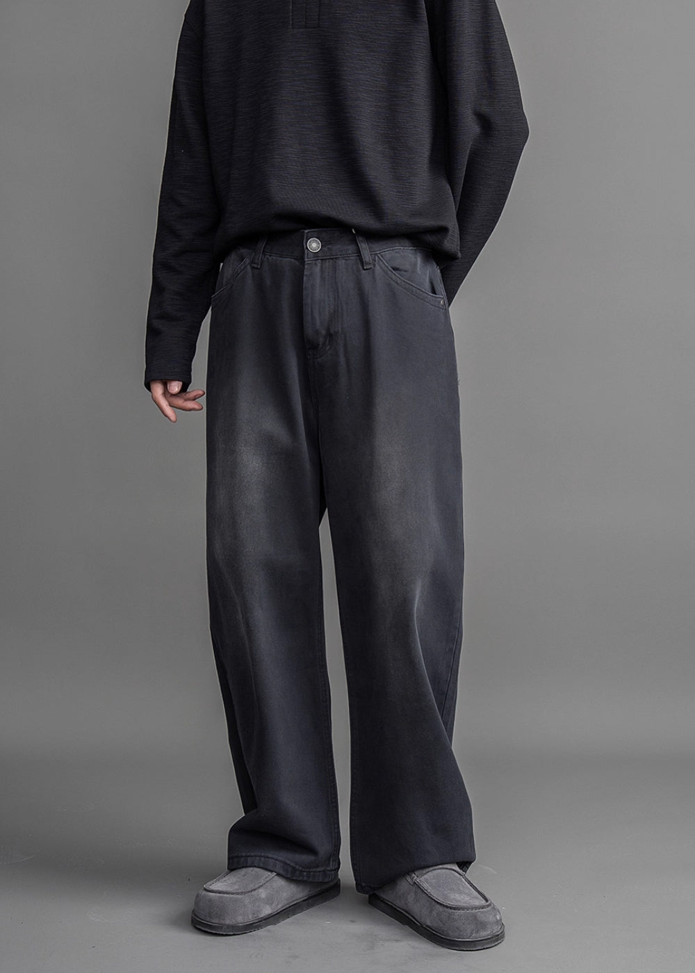 Matte Fade Wide Denim  #FS009