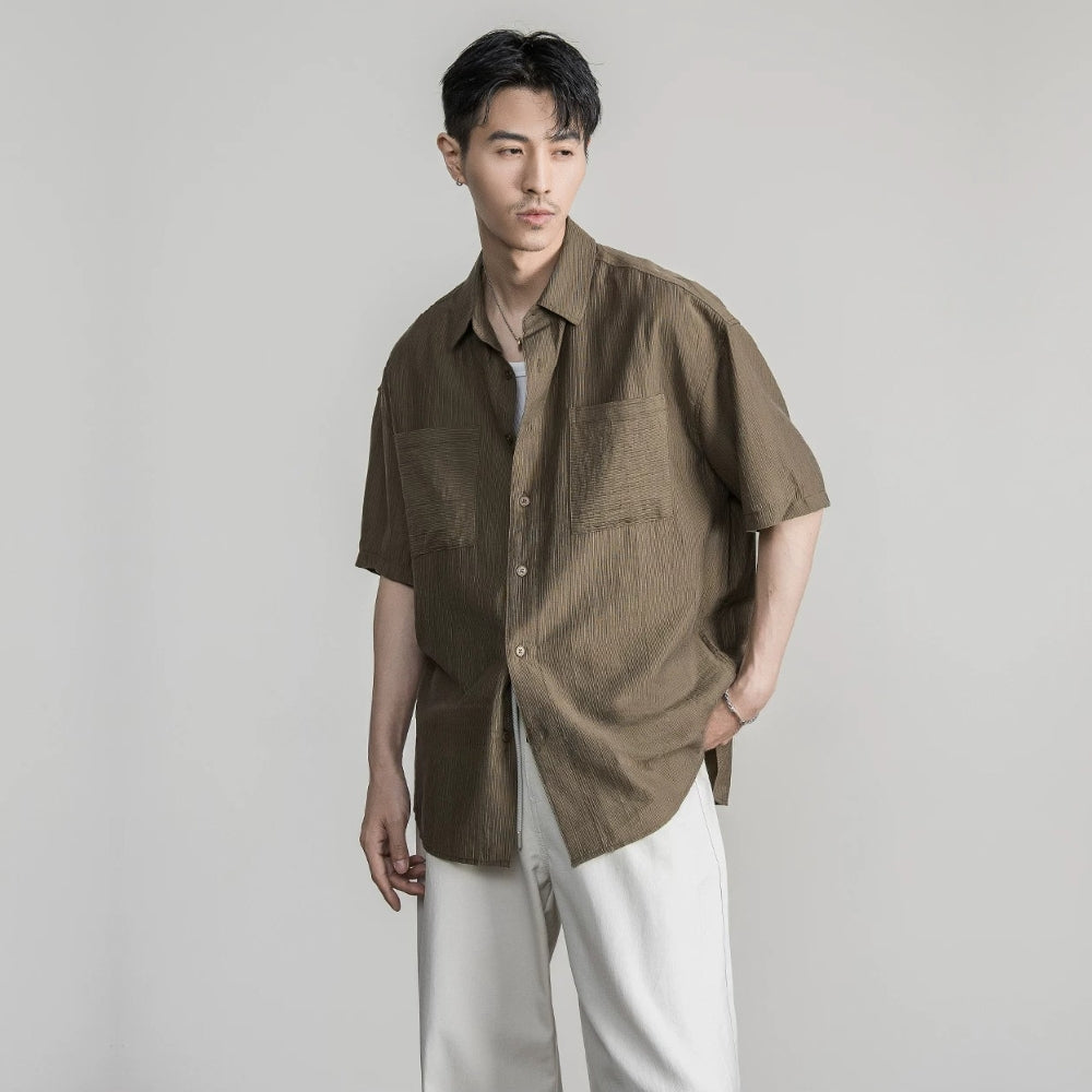 Soft Lyocell Oversized Shirt  #FS082
