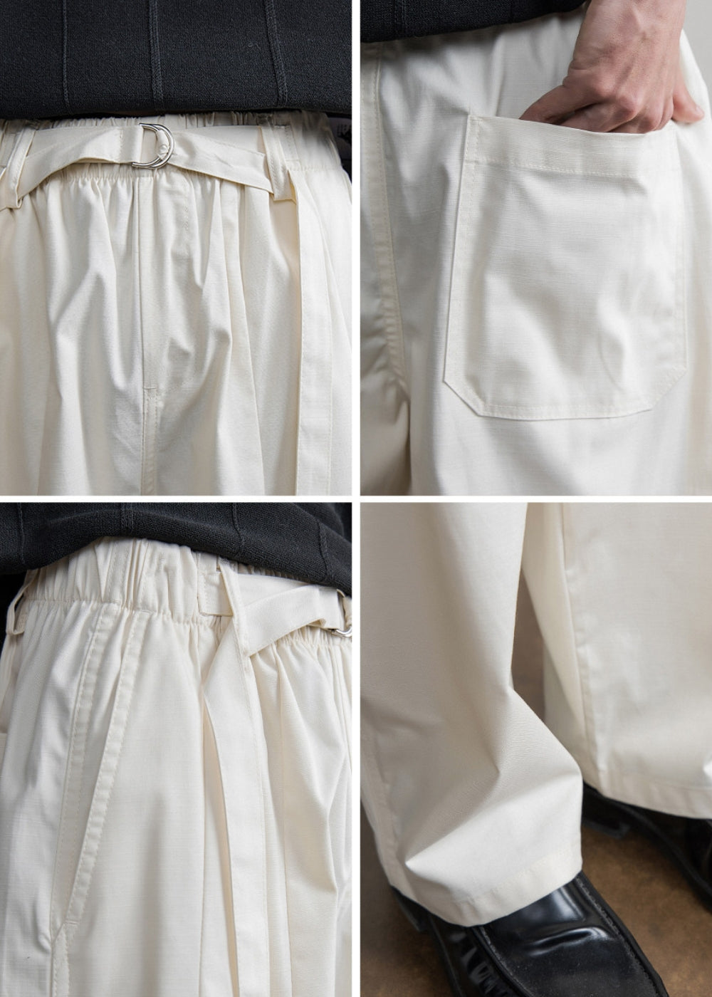Cotton Balloon Wide Pants  #FS102