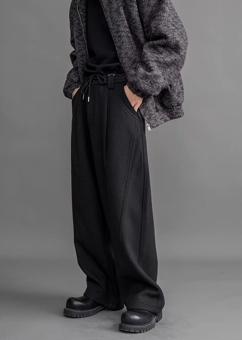 Soft Grain Easy Trousers  #FS022