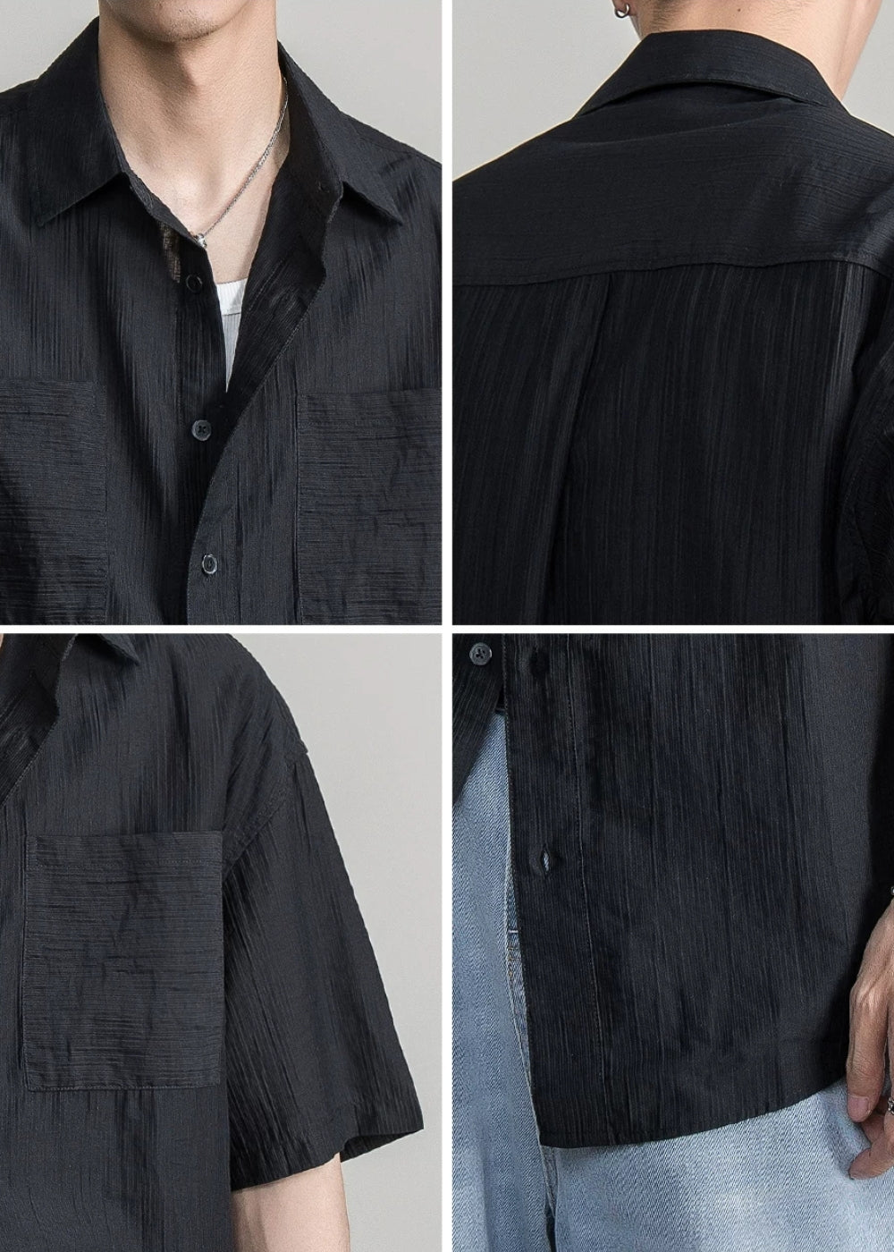 Soft Lyocell Oversized Shirt  #FS082