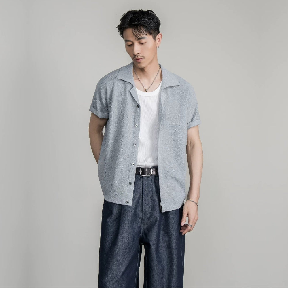 Smooth Cuban Drop Shirt  #FS071