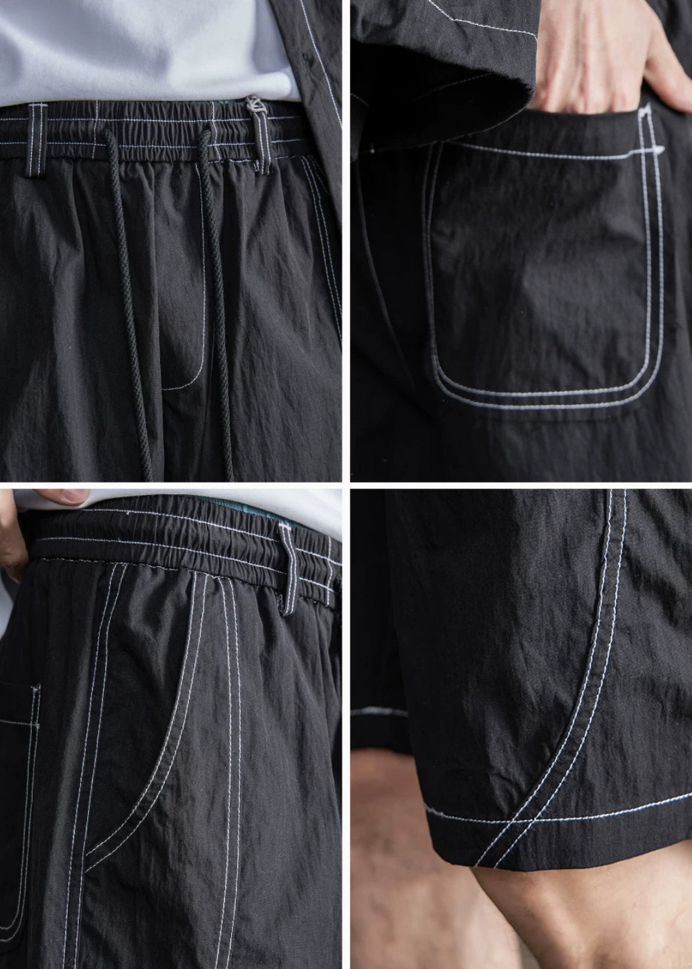 Cotton Stitch Short Set  #FS074