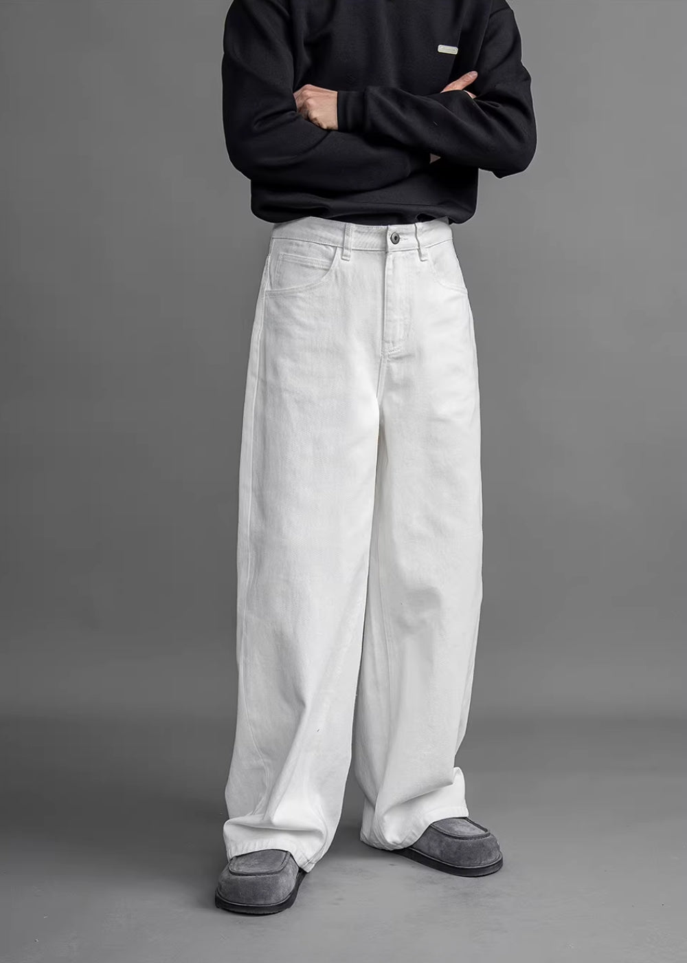 Wide Drape Denim  #FS027