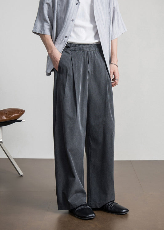 Smart Drape Wide Trousers  #FS097