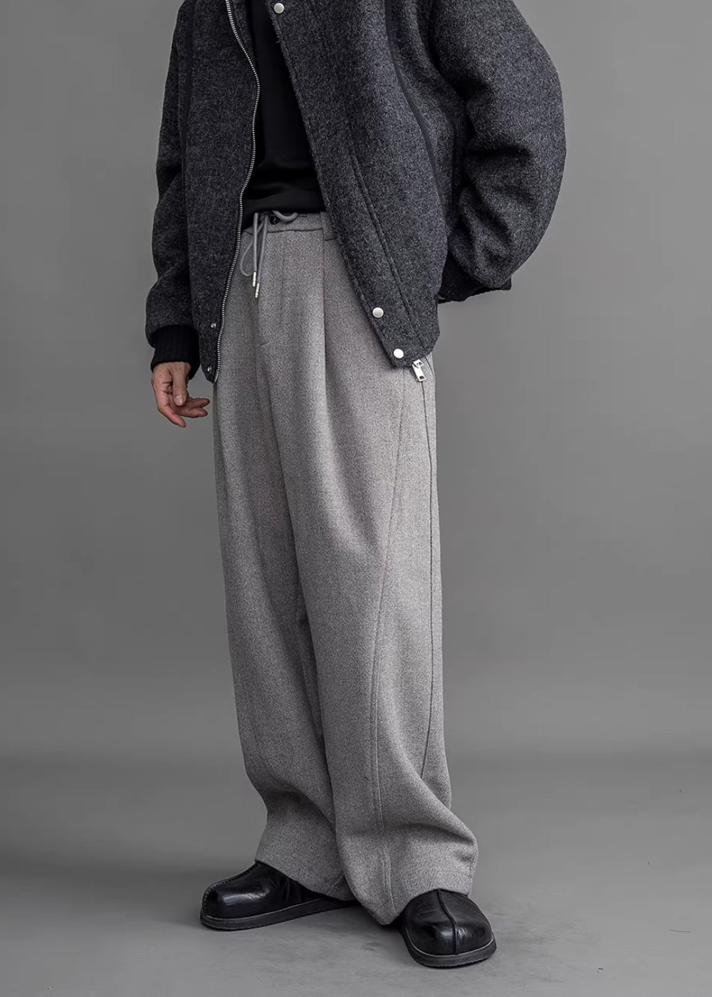 Soft Grain Easy Trousers  #FS022