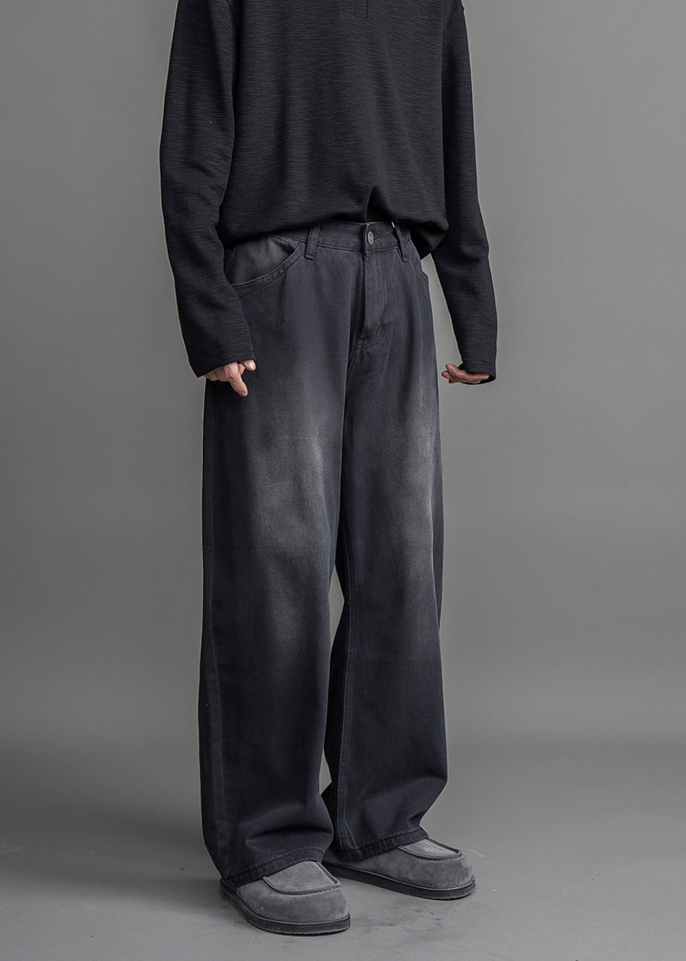 Matte Fade Wide Denim  #FS009