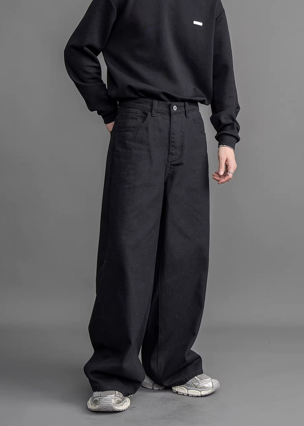 Wide Drape Denim  #FS027