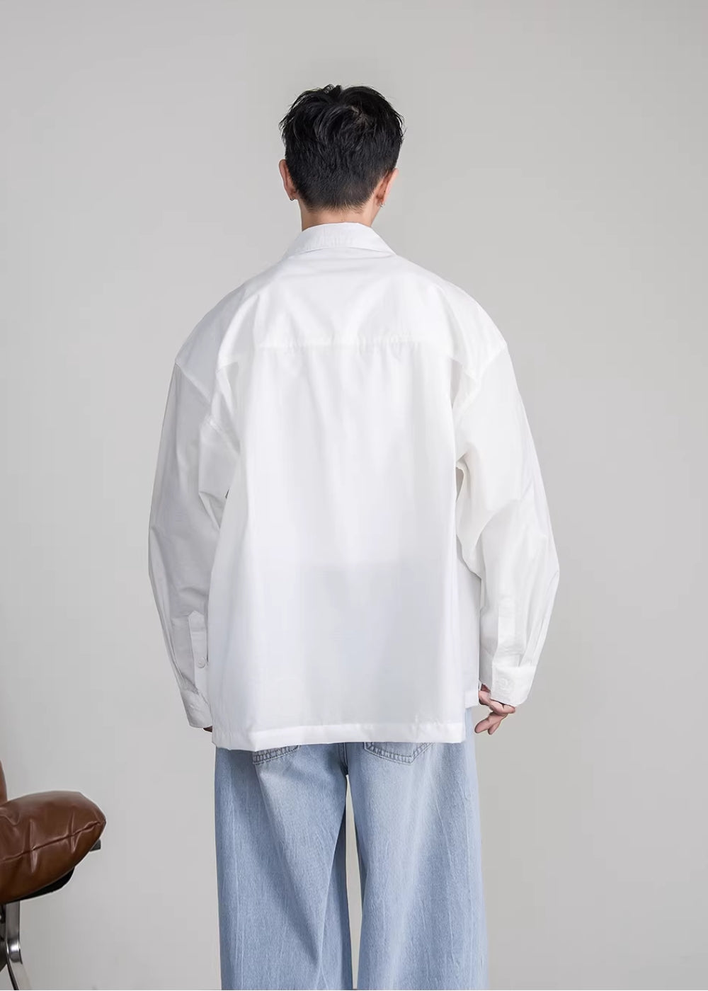 Minimal Shirt Jacket  #FS045