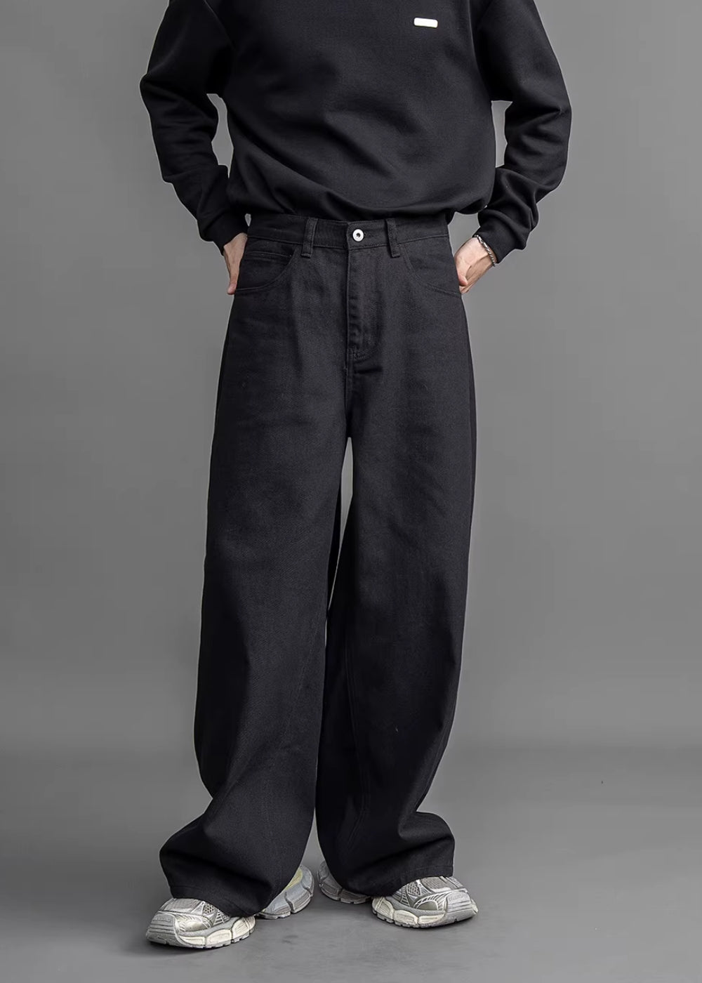Wide Drape Denim  #FS027