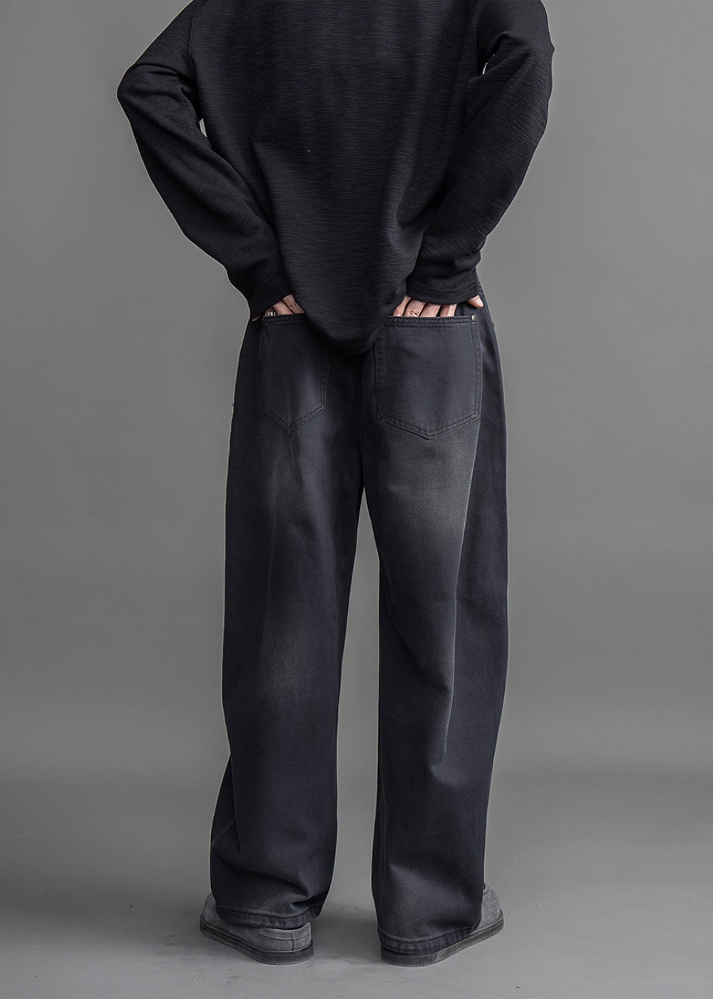 Matte Fade Wide Denim  #FS009