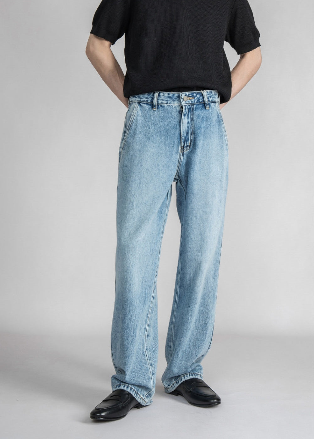 Ice Wash Lyocell Jeans  #SF001