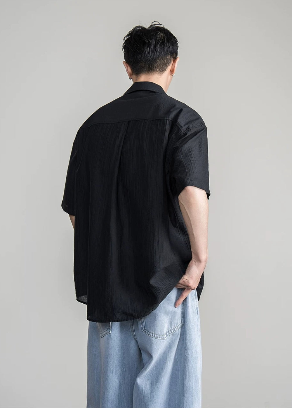 Soft Lyocell Oversized Shirt  #FS082