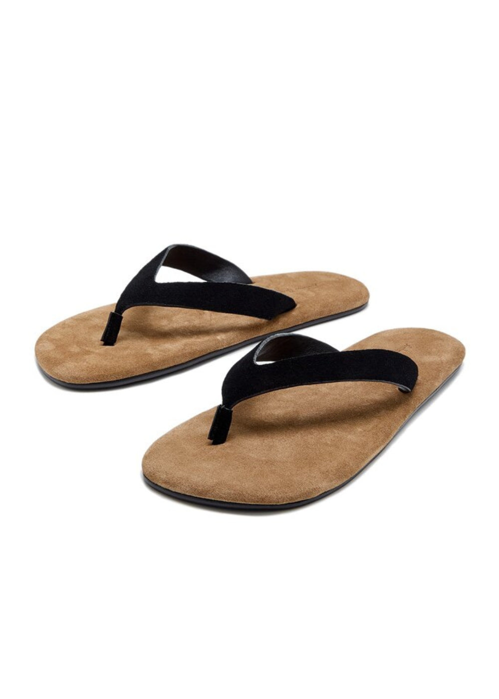 Minimal Leather Thong Sandals  #AS001