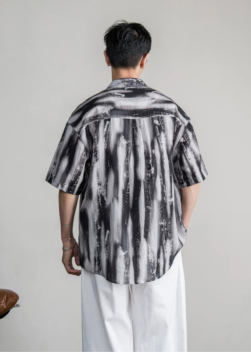 Abstract Gradient Loose Shirt  #FS084