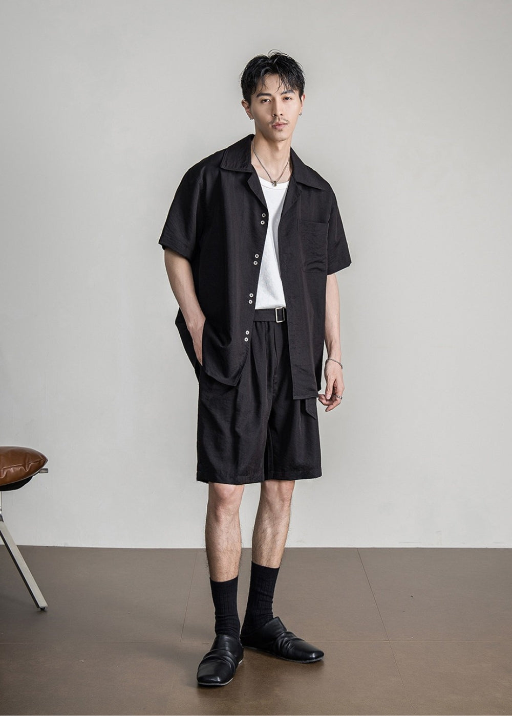 Viscose Cuban Short Set  #FS073