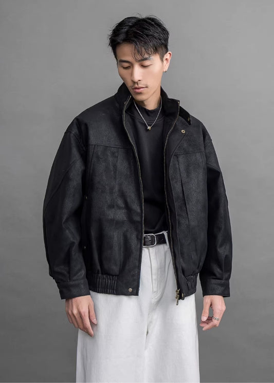 Ash Fade Zip Blouson  #FS023
