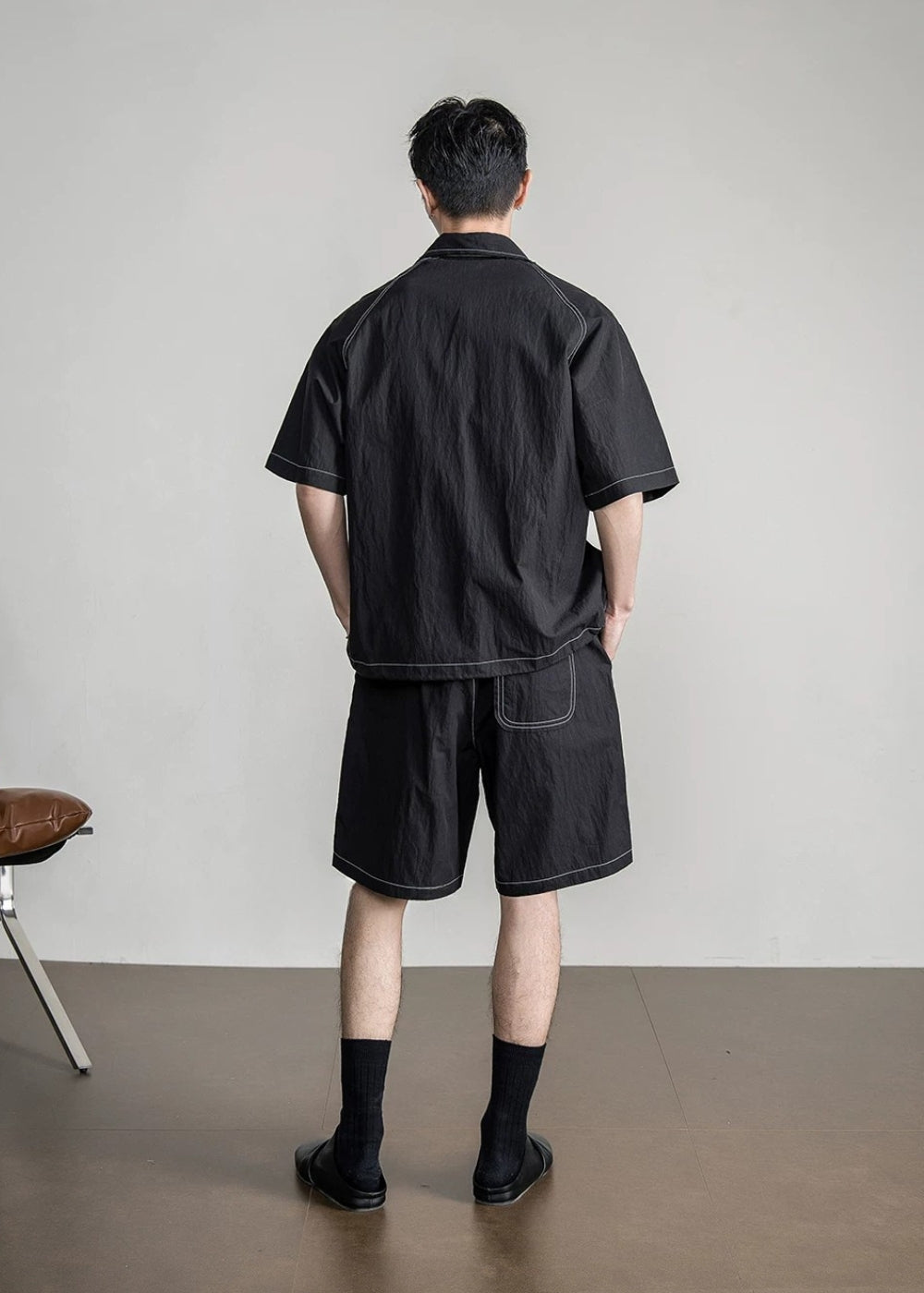 Cotton Stitch Short Set  #FS074