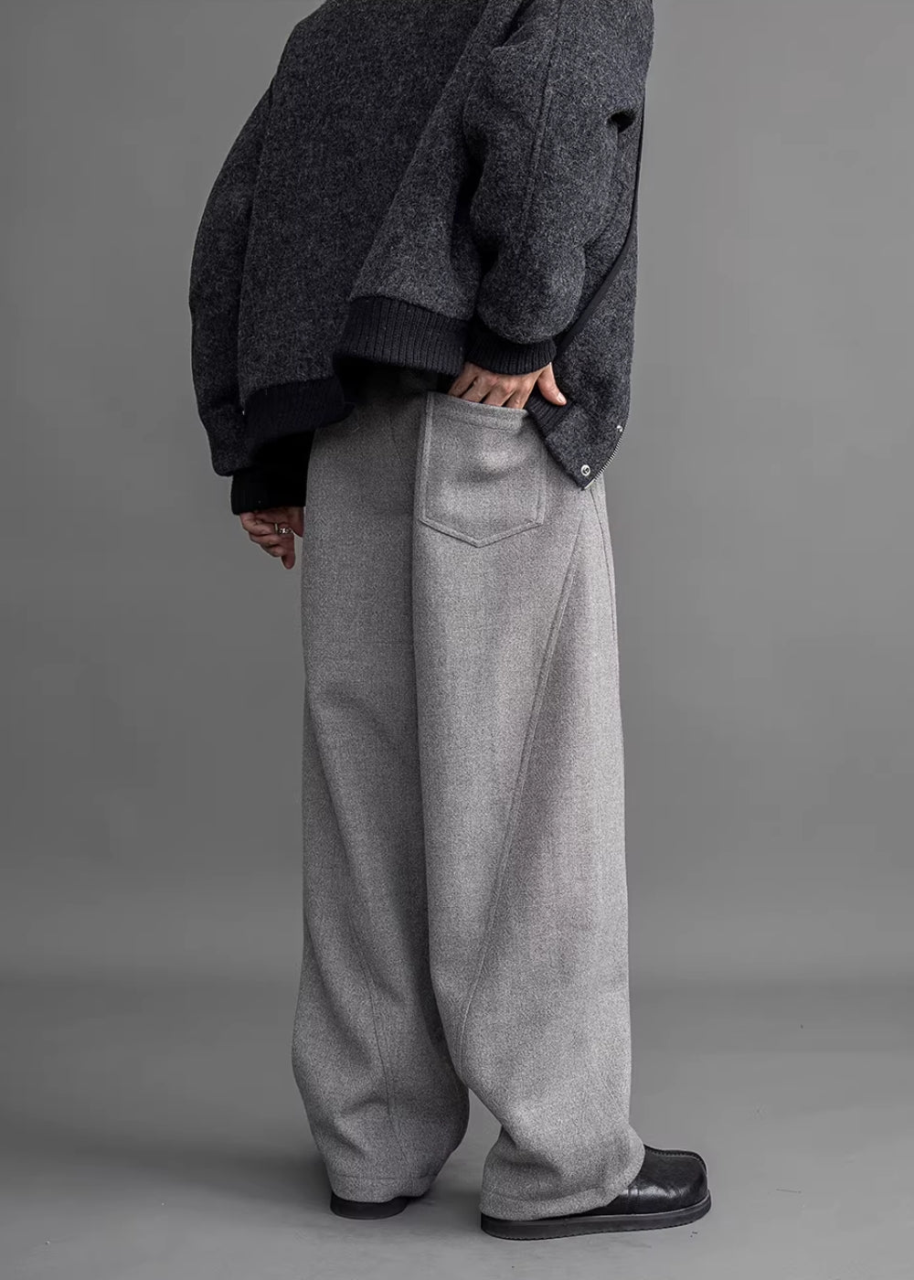 Soft Grain Easy Trousers  #FS022
