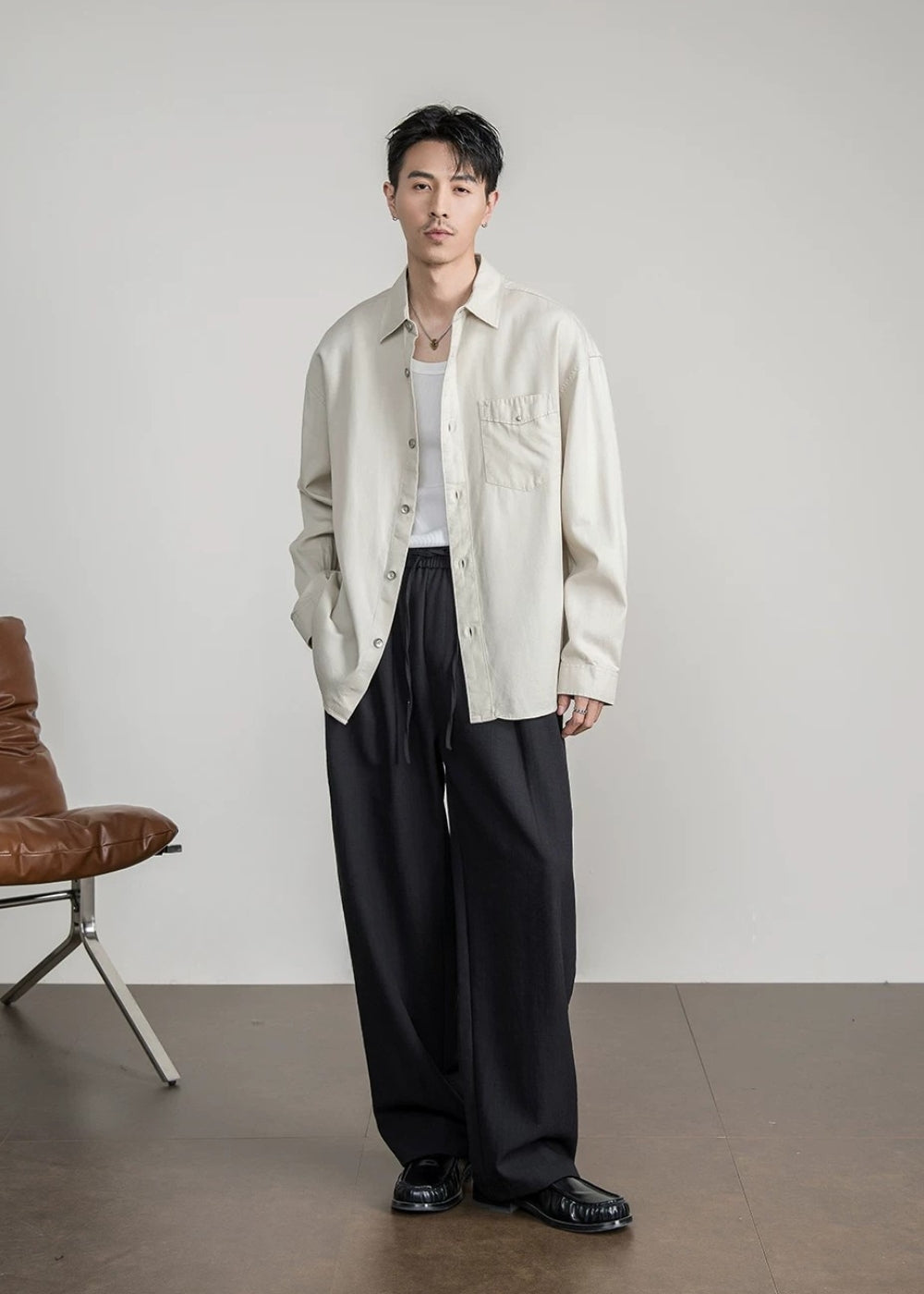 Soft Drape Lyocell Shirt  #FS054