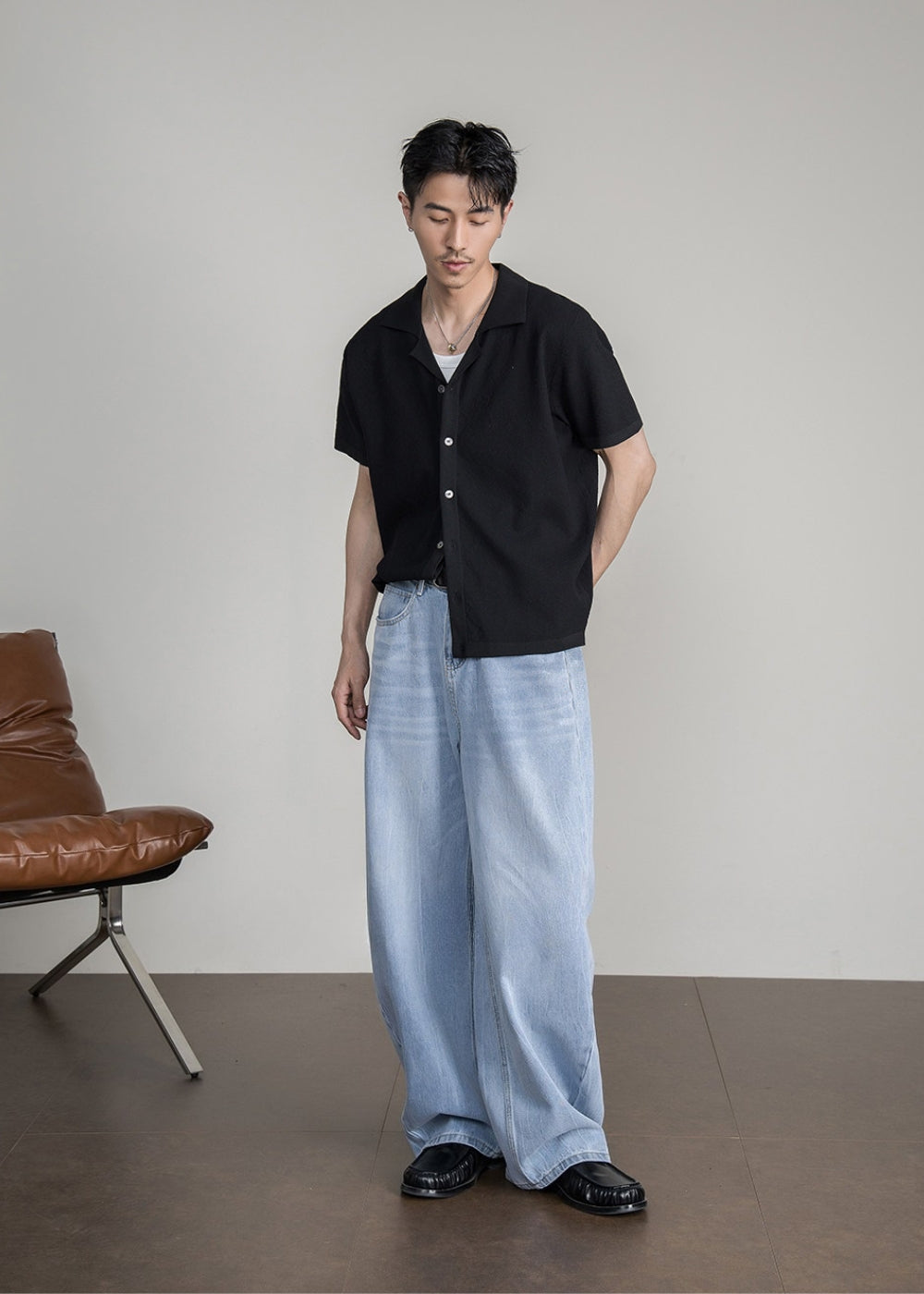 Smooth Cuban Drop Shirt  #FS071